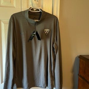 Mens long sleeve Nike Intensity quarter zip top. Size L